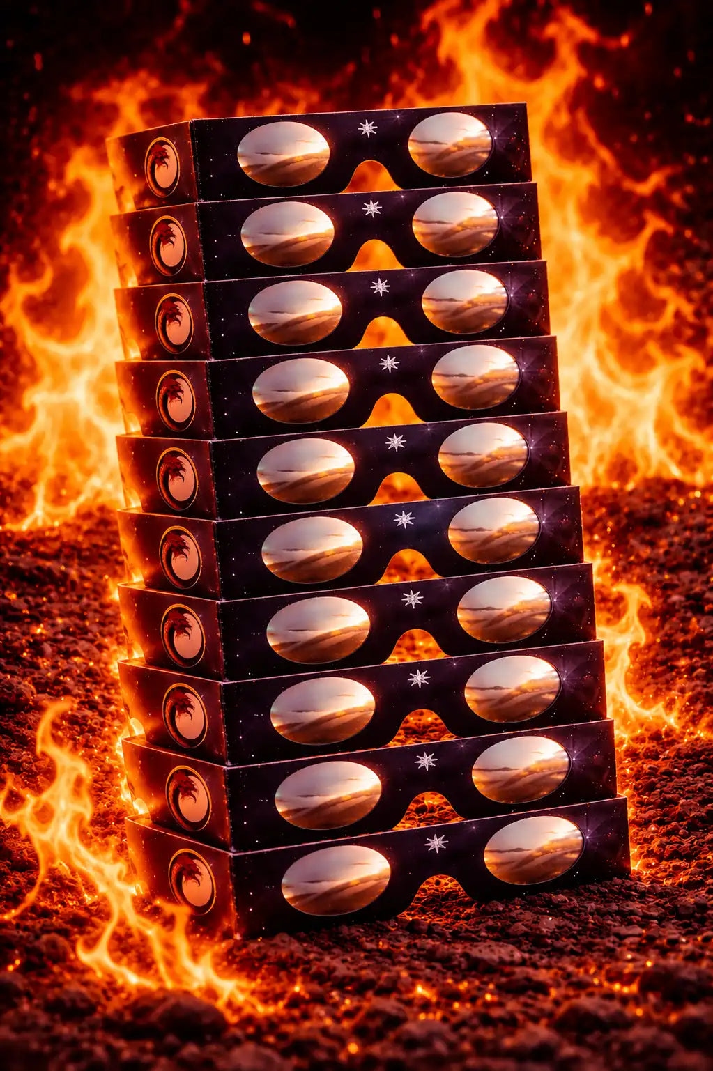 Le Pack Tribu — 10 paires | Éclipse Solaire 12 août 2026